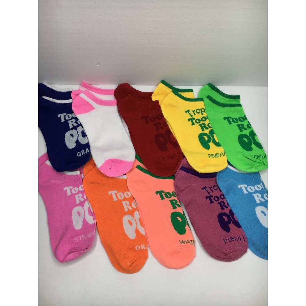 Pickle & Dot Double Bubble Candy Socks 10-Pair Pack Dots Tootsie Roll Blow Pop